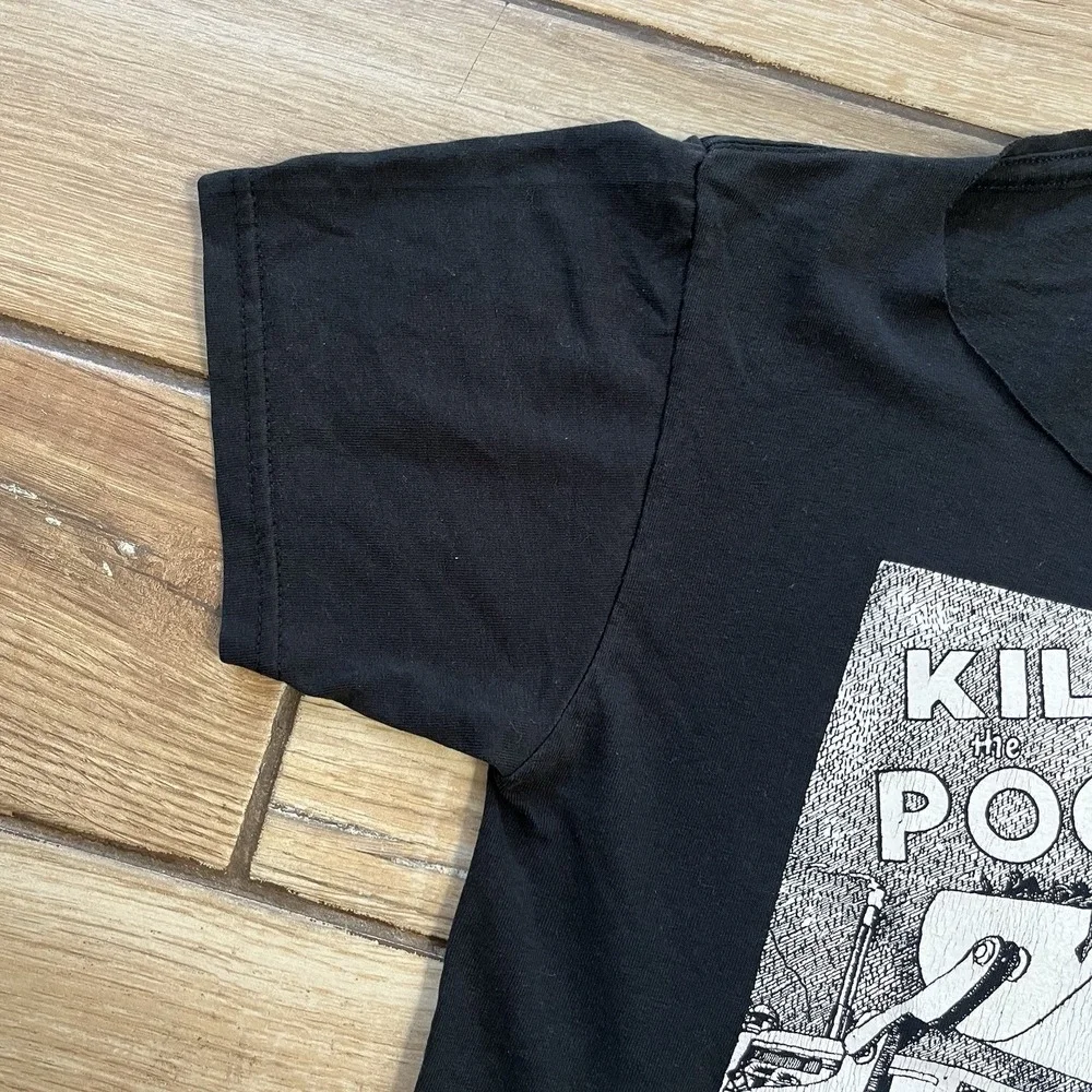 Dead Kennedys Medium Kill the Poor Vintage Anvil Black Flag Misfits Punk Cut - Picture 4 of 10